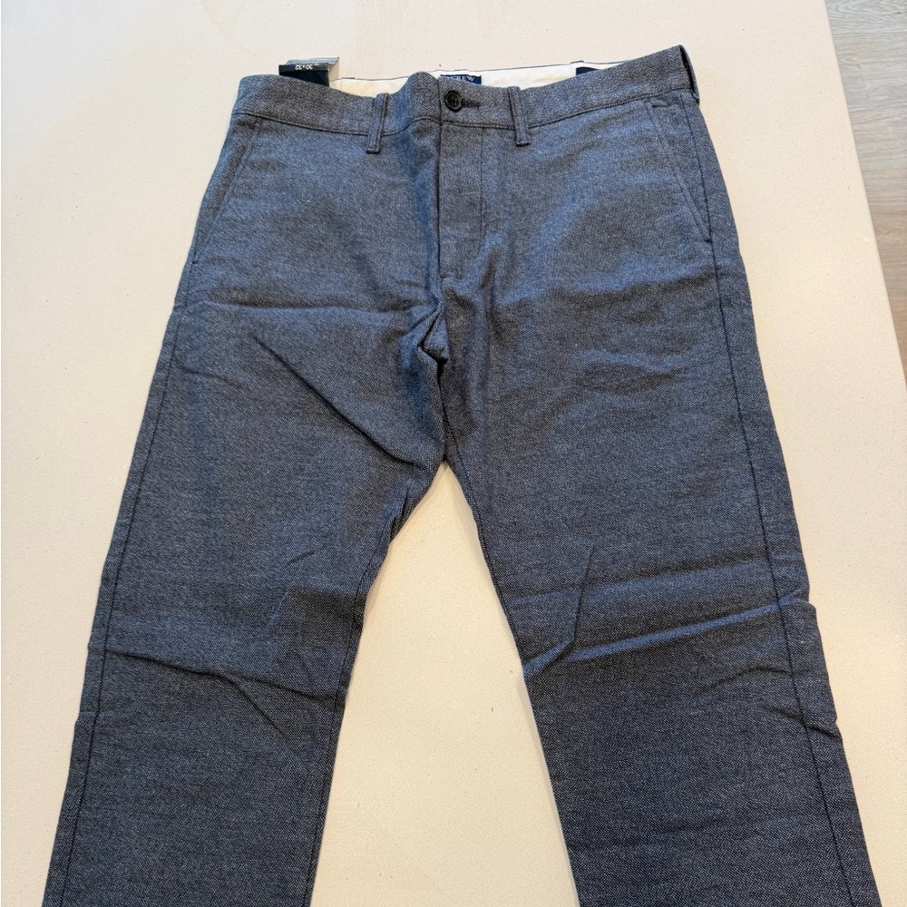 J. Crew Men’s Blue/Gray Heather Slim Fit Chino